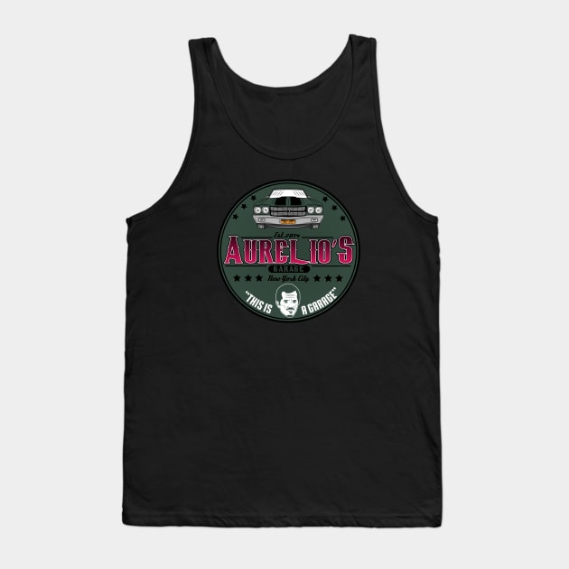 Aurelio's Garage Tank Top by carloj1956